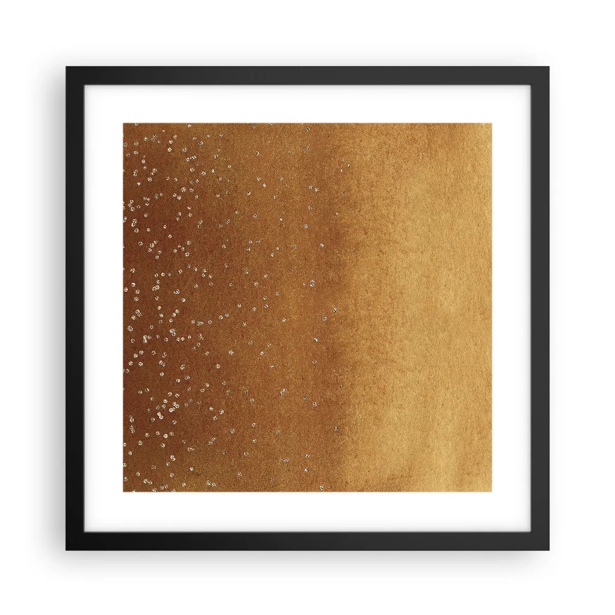 Plakát v černém rámu - Zrození světla - 40x40 cm