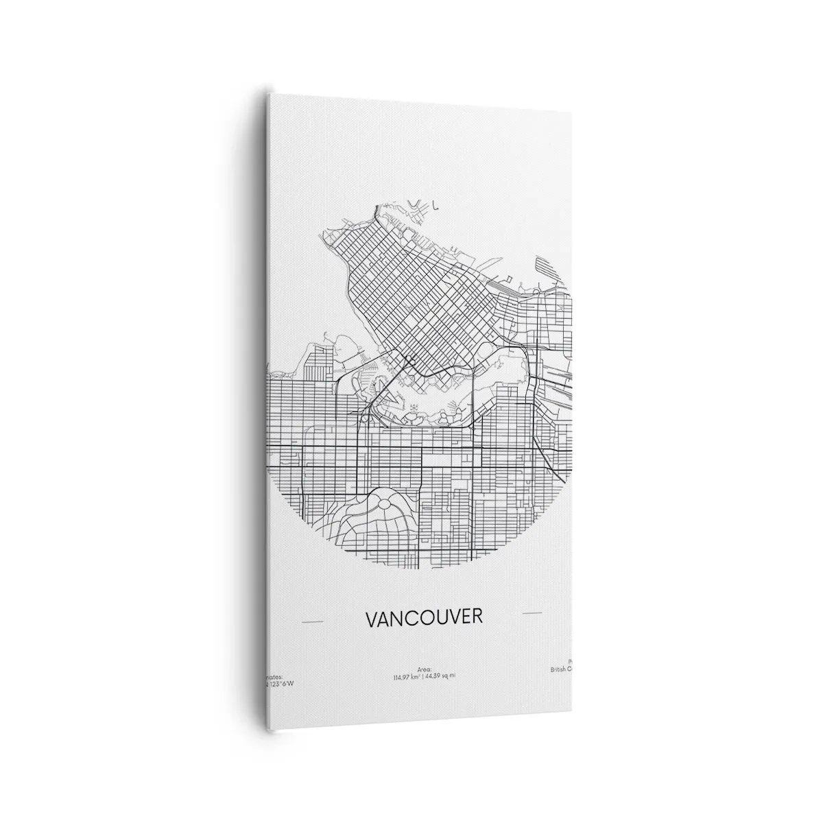 Obraz na plátně - Anatomie Vancouveru - 65x120 cm