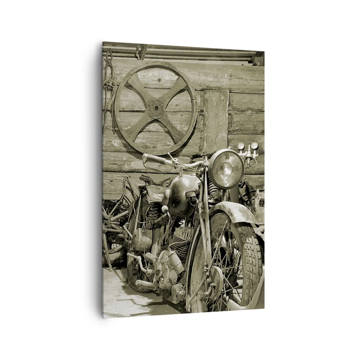 Obraz na plátně - V kůlně strýce Vládi - 80x120 cm