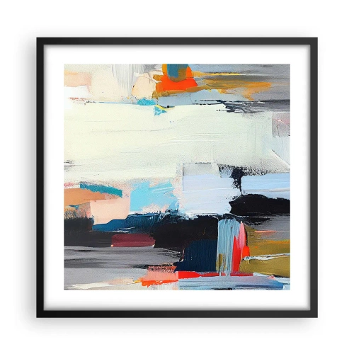 Plakát v černém rámu - Nějaký způsob? - 50x50 cm