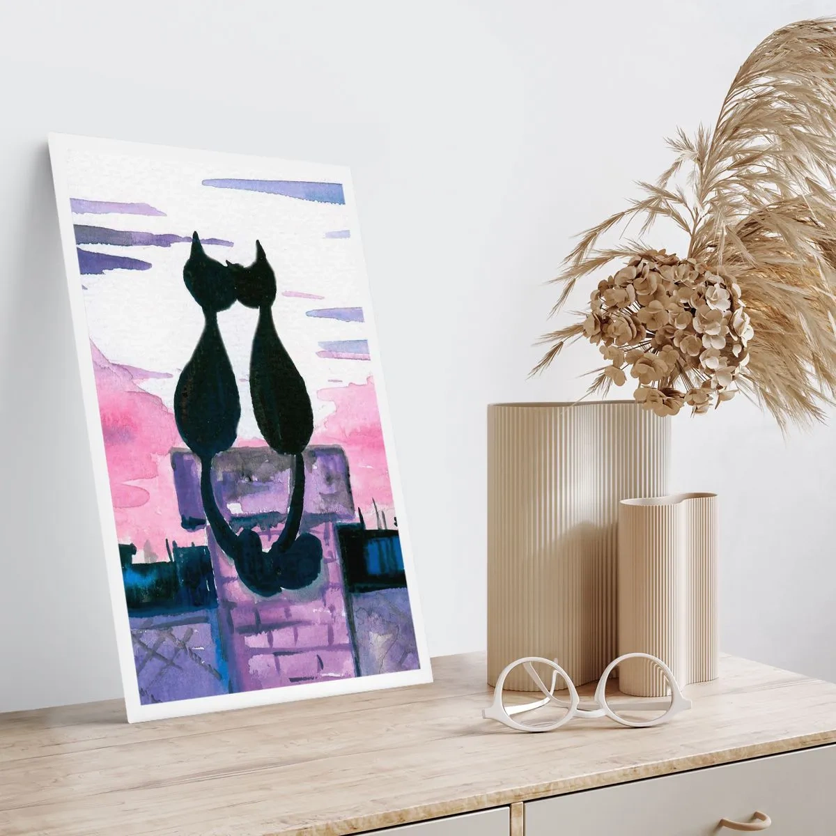 Plakát - Rendez-vous pod měsíčkem - 30x40 cm