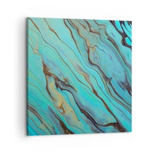Obraz na plátně - Tyrkysový příliv - 60x60 cm