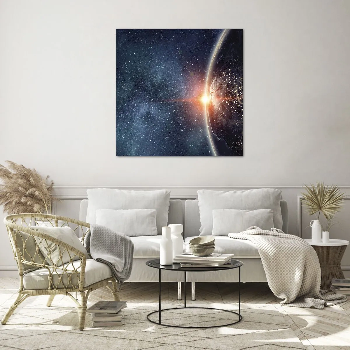 Obraz na skle - V nové perspektivě - 40x40 cm