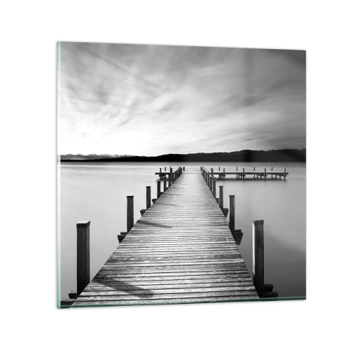 Obraz na skle - U napajedla – klidu - 30x30 cm
