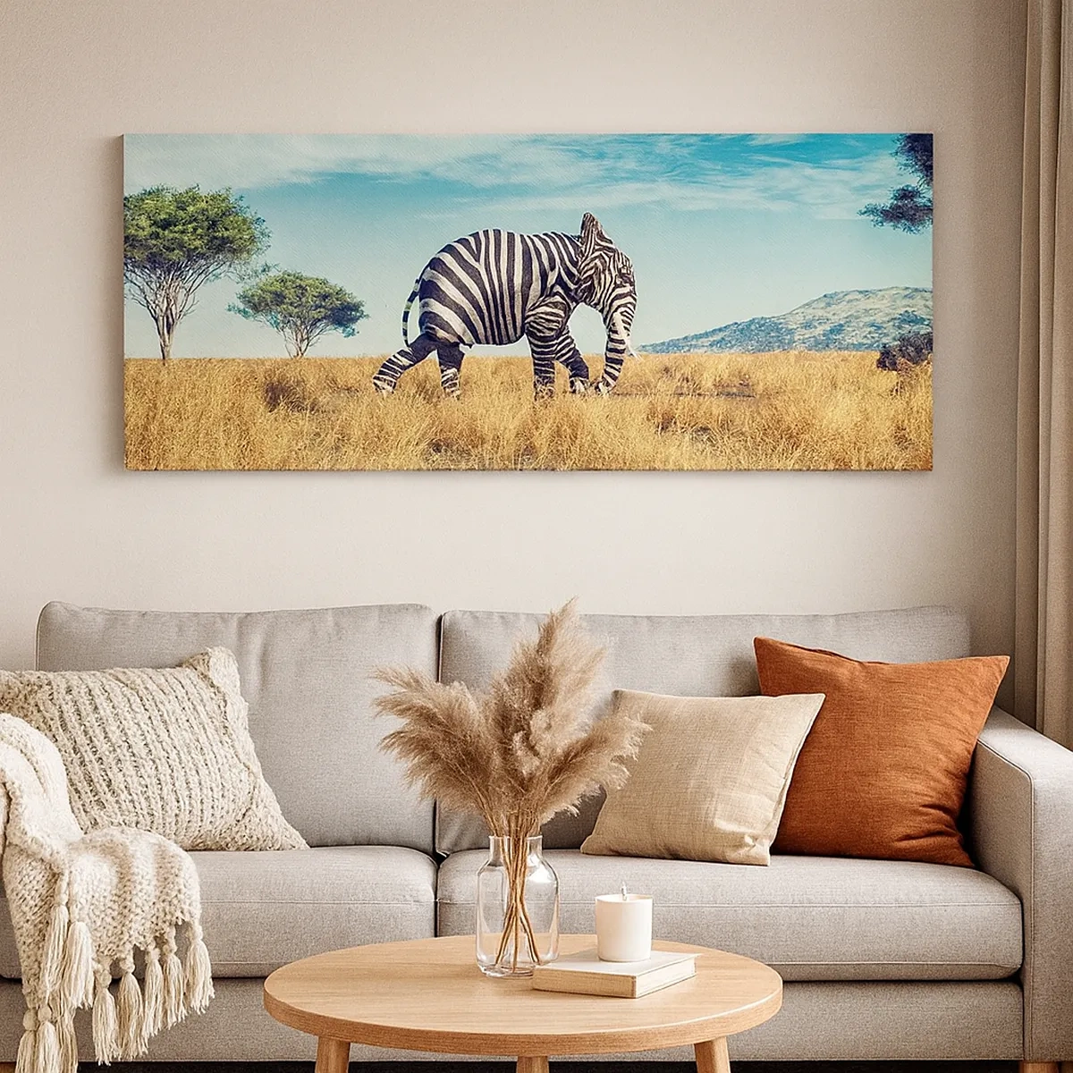 Obraz na plátně - Šedá už není v módě - 30x30 cm