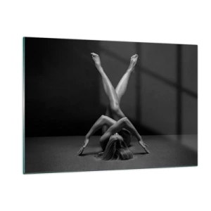 Obraz na skle - Geometrie nahoty - 120x80 cm