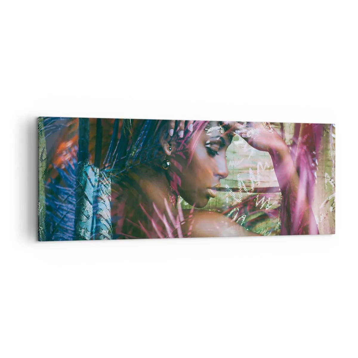 Obraz na plátně - Matka příroda v džungli - 140x50 cm