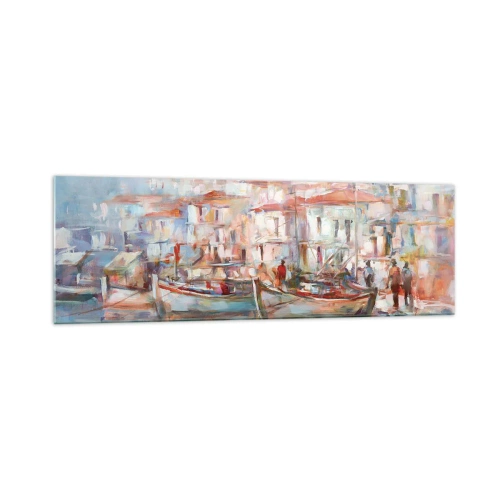 Obraz na skle - Pastelová dovolená - 160x50 cm