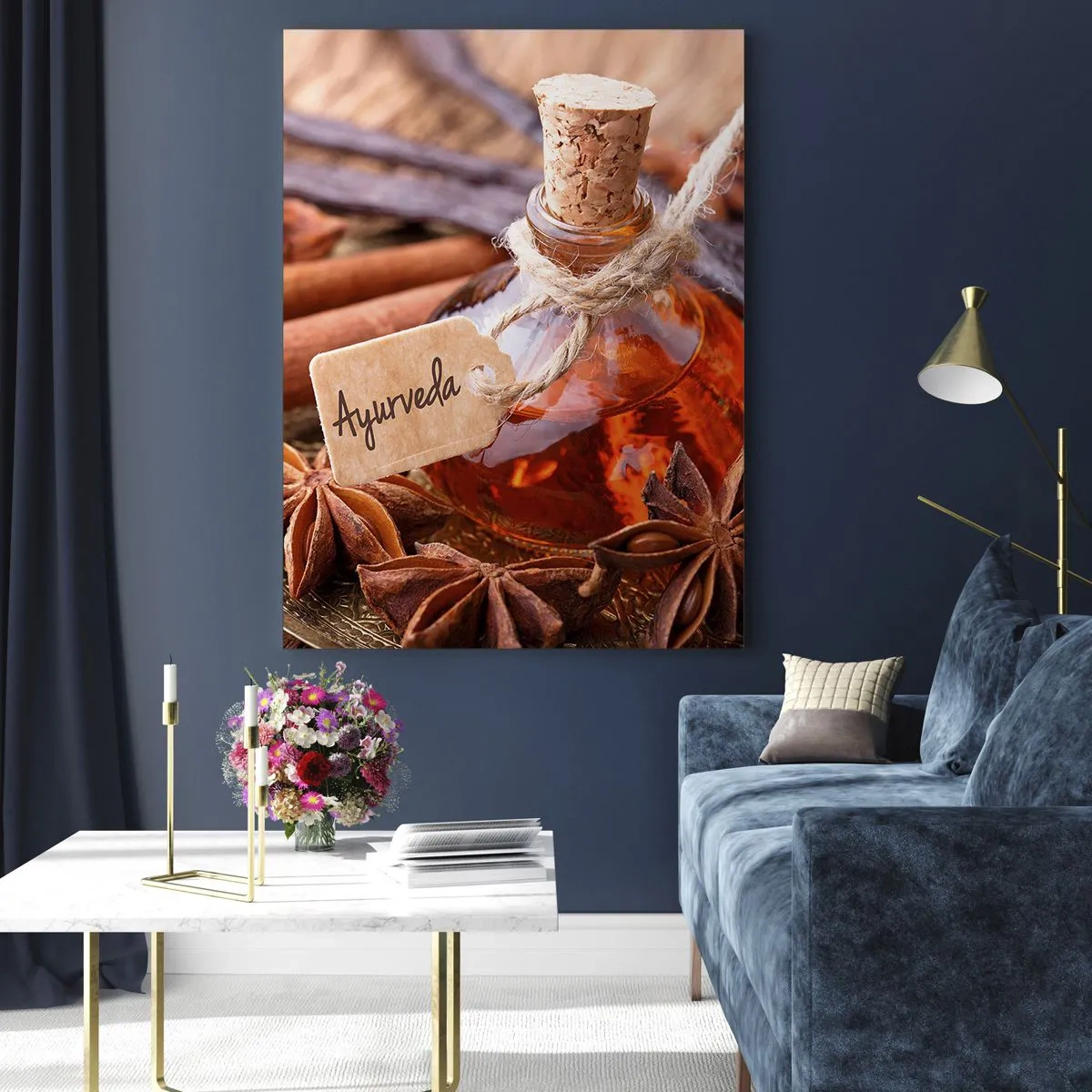 Obraz na skle - K jednotě těla a ducha - 50x70 cm