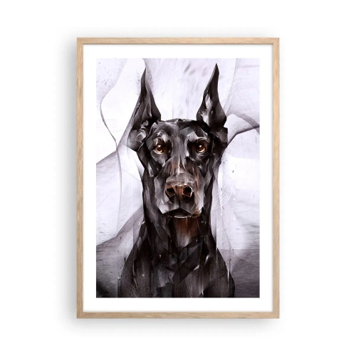 Plakát v rámu světlý dub - Z urozeného rodu - 50x70 cm