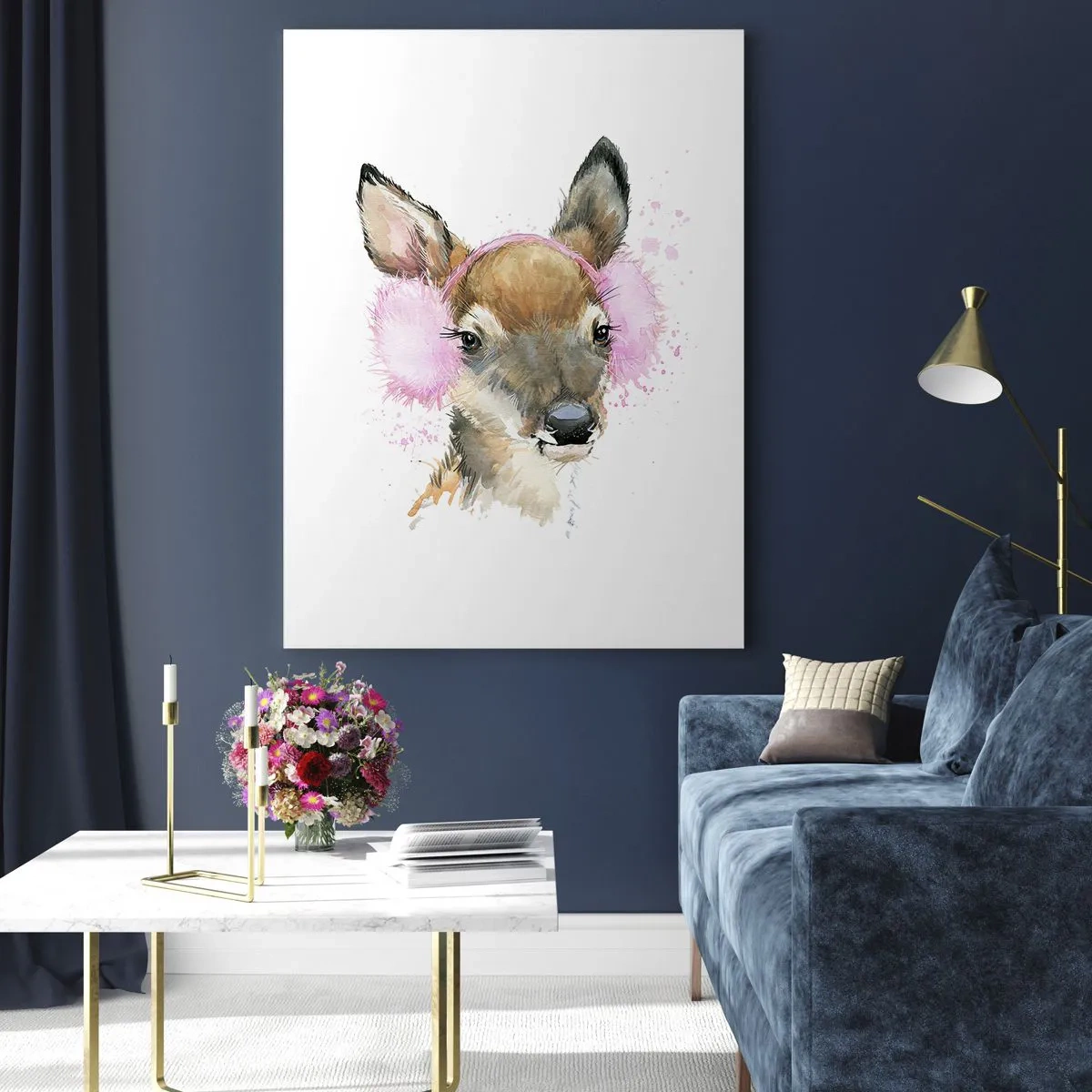 Obraz na skle - A mráz už není tak hrozný - 70x100 cm