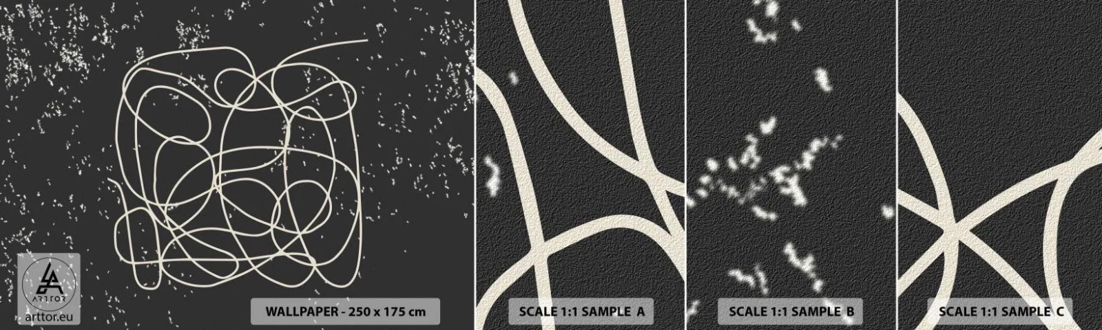 Fototapeta Vzorek Standard Eco - Toulání myslí - Abstrakce, Grafika, Kus - 100x30 cm