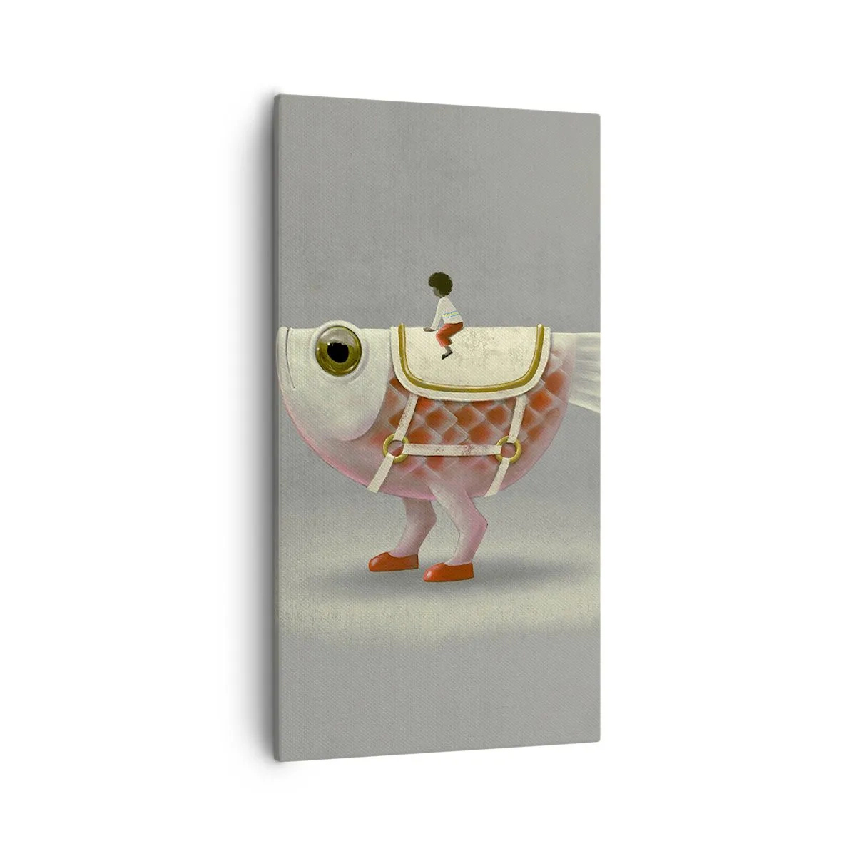 Obraz na plátně - Rybí jezdec - 55x100 cm