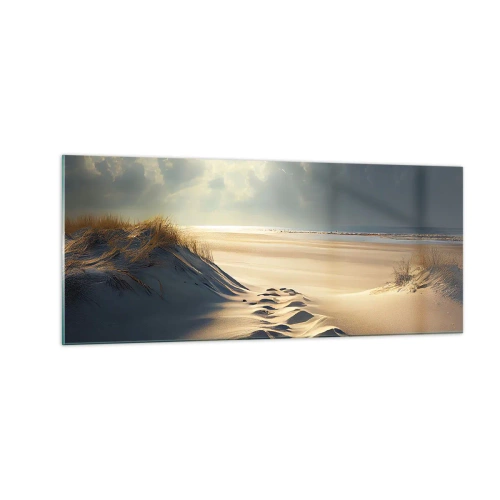 Obraz na skle - Uklidňující krajina - 100x40 cm