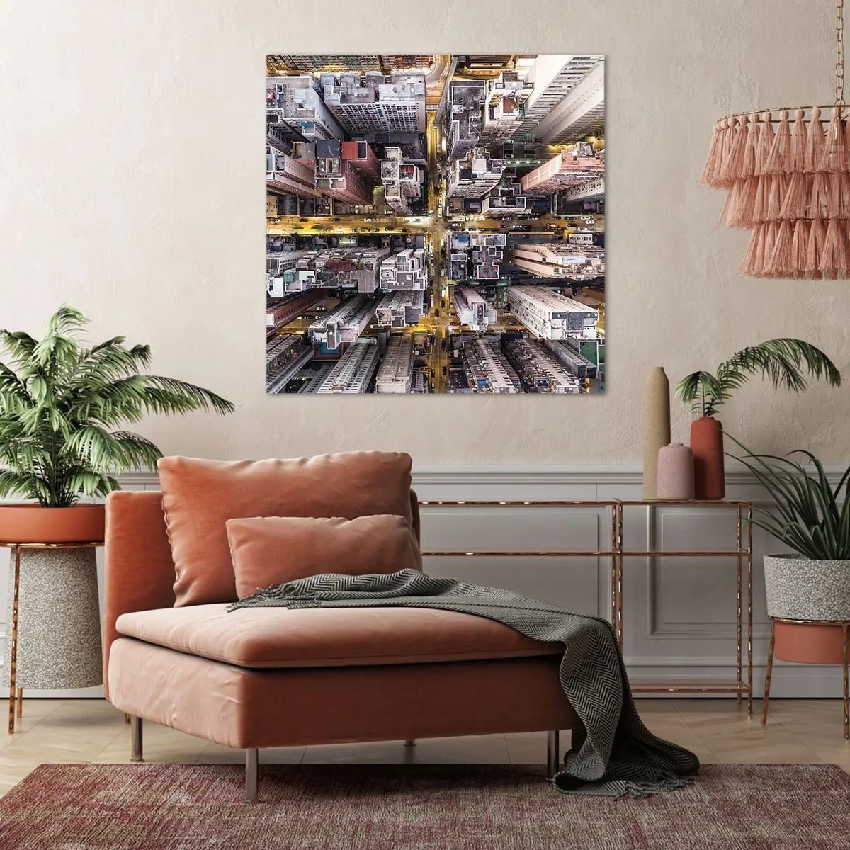 Obraz na plátně - Pozdrav z Hongkongu - 40x40 cm