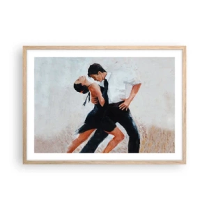 Plakát v rámu světlý dub - Tango mých tužeb a snů - 70x50 cm