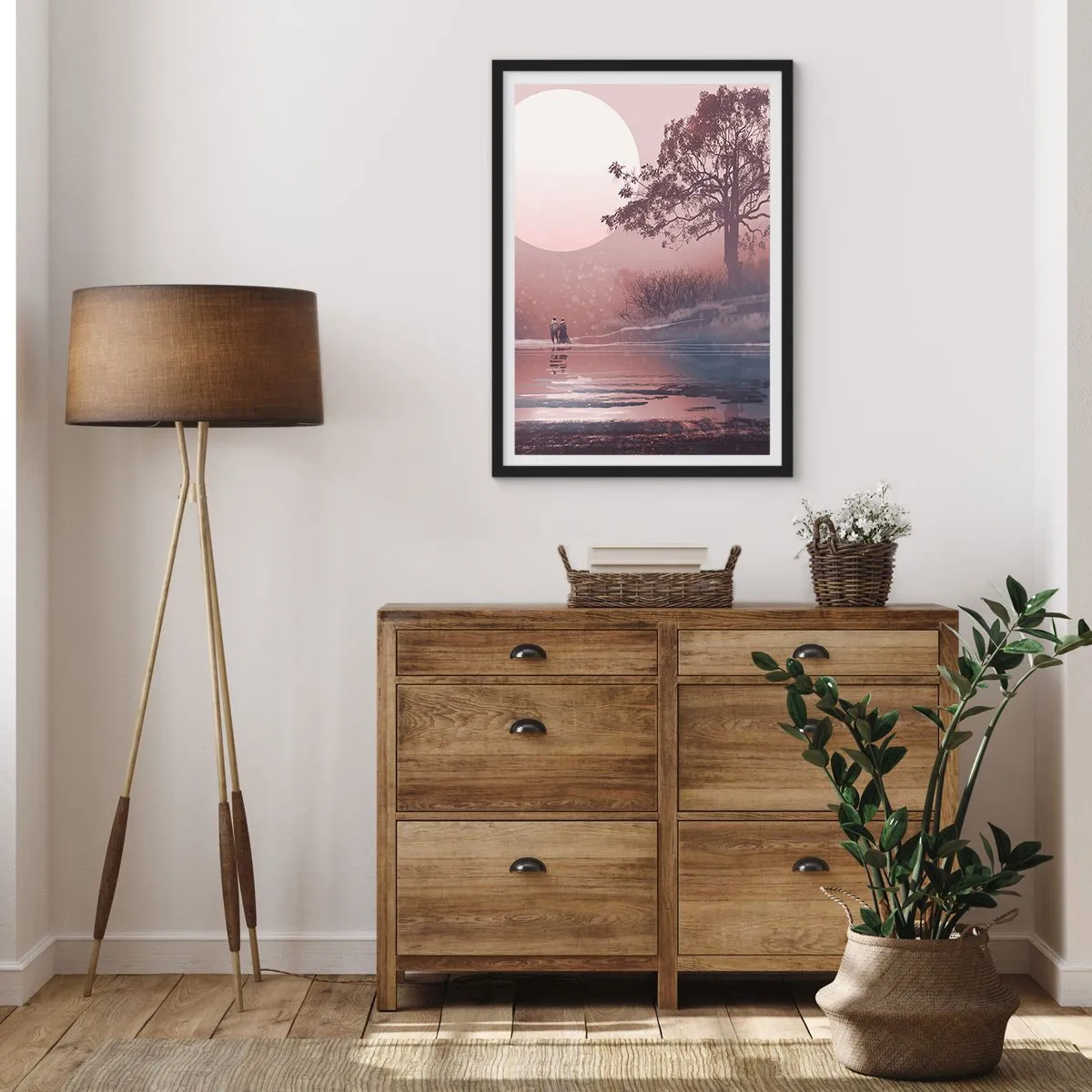 Plakát v černém rámu - Noční zázraky - 70x100 cm