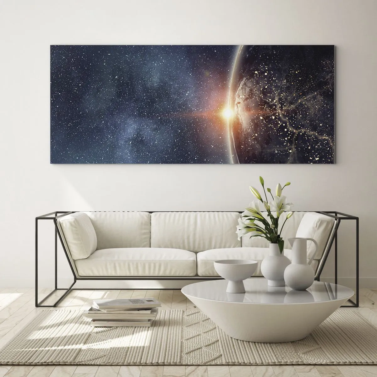 Obraz na skle - V nové perspektivě - 100x40 cm