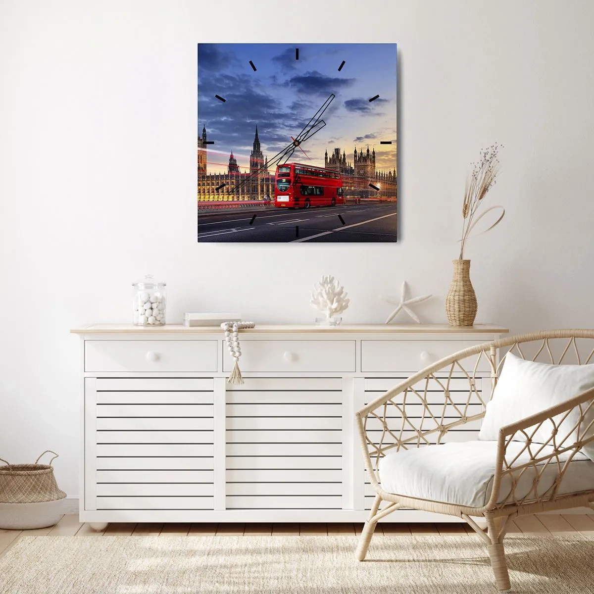 Nástěnné hodiny - Zvláštní znaky - 30x30 cm