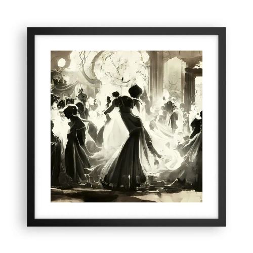 Plakát v černém rámu - Velká maškaráda - 40x40 cm
