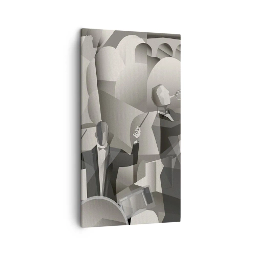 Obraz na plátně - V prostoru zvuků - 45x80 cm