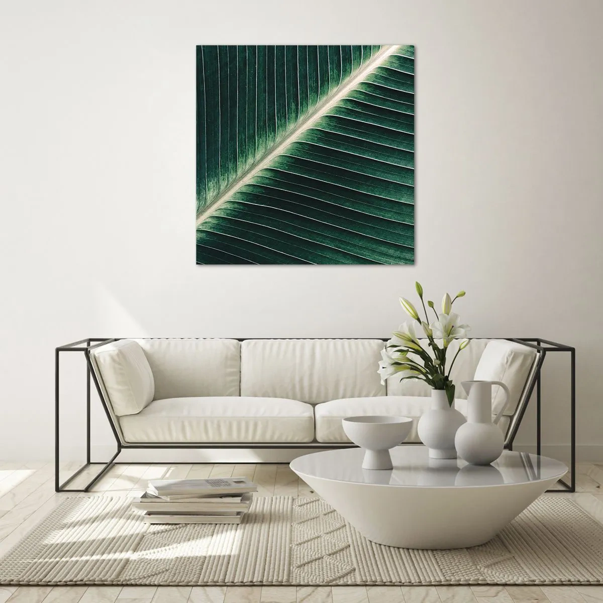 Obraz na skle - Rytmus přírody - 70x70 cm