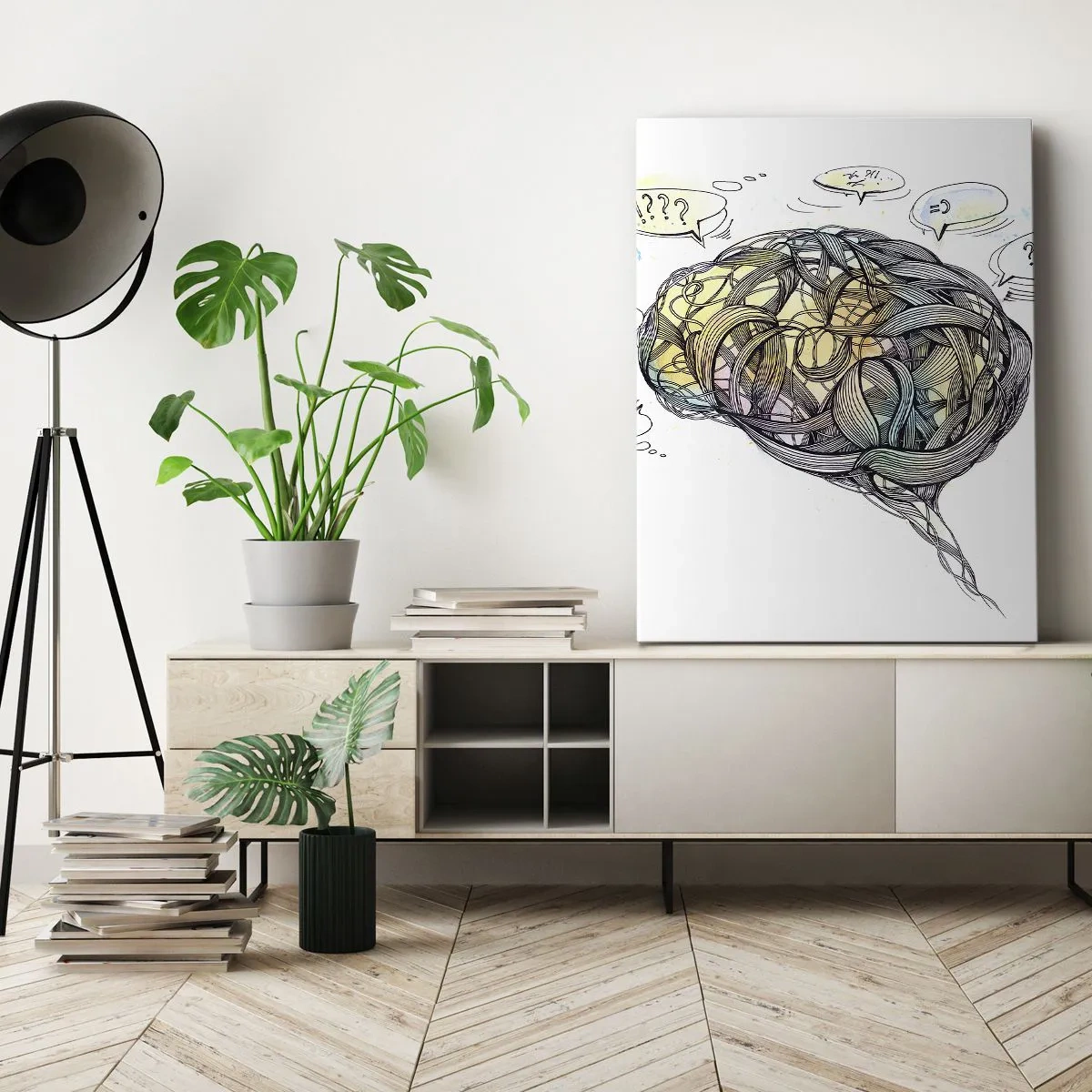 Obraz na plátně - Člověk - velká hádanka - 55x100 cm