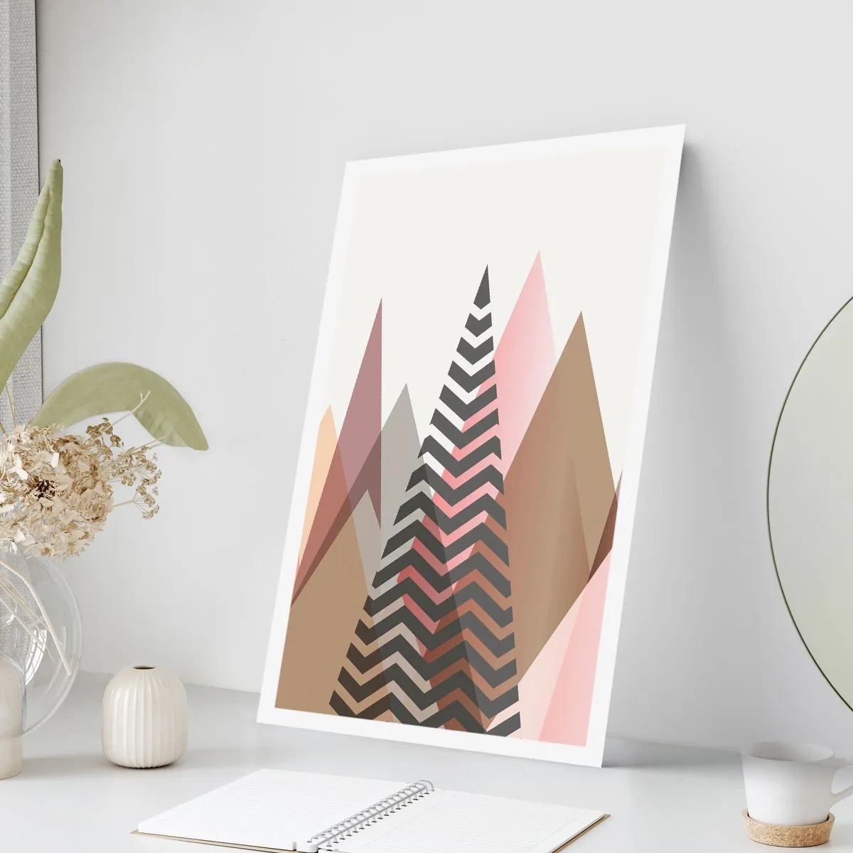 Plakát - Pyramidální pohled - 30x40 cm