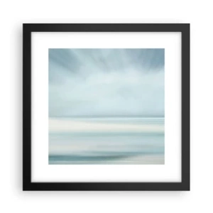 Plakát v černém rámu - Klid až kam oko sahá - 30x30 cm