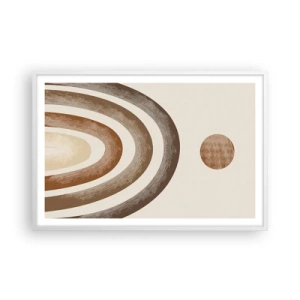 Plakát v bílém rámu - V předaleké galaxii - 91x61 cm