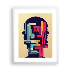 Plakát v bílém rámu - Nové vazby - 40x50 cm