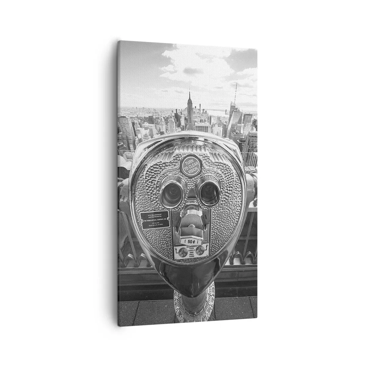 Obraz na plátně - Město nad městy - 55x100 cm