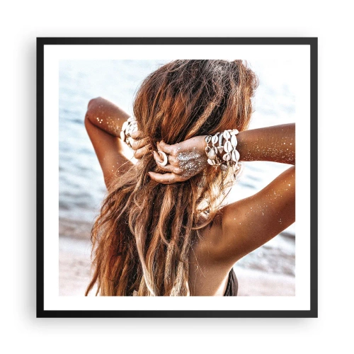 Plakát v černém rámu - Sestra vody a slunce - 60x60 cm