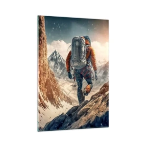 Obraz na skle - Osamělý bojovník - 80x120 cm