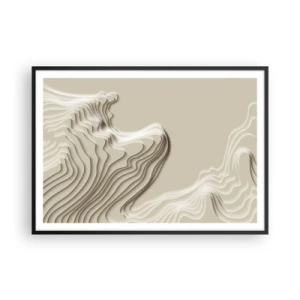 Plakát v černém rámu - Topografie umění - 100x70 cm