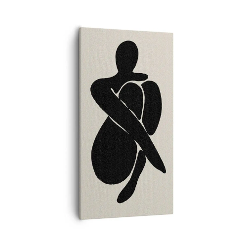 Obraz na plátně - Ve vlastním objetí - 55x100 cm