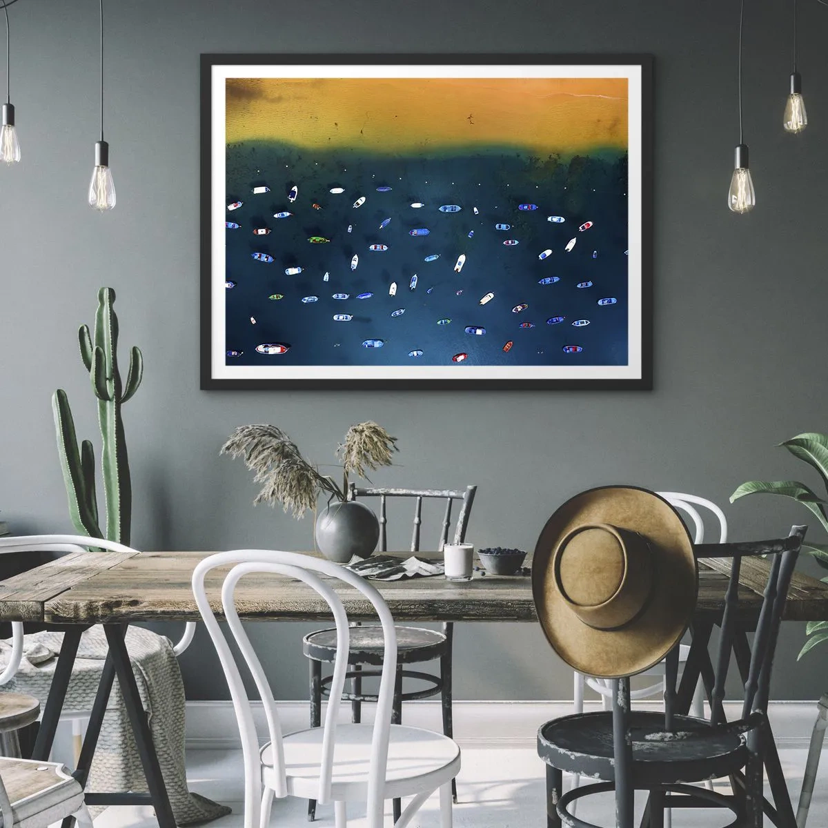 Plakát v černém rámu - Prázdninová hra - 70x50 cm