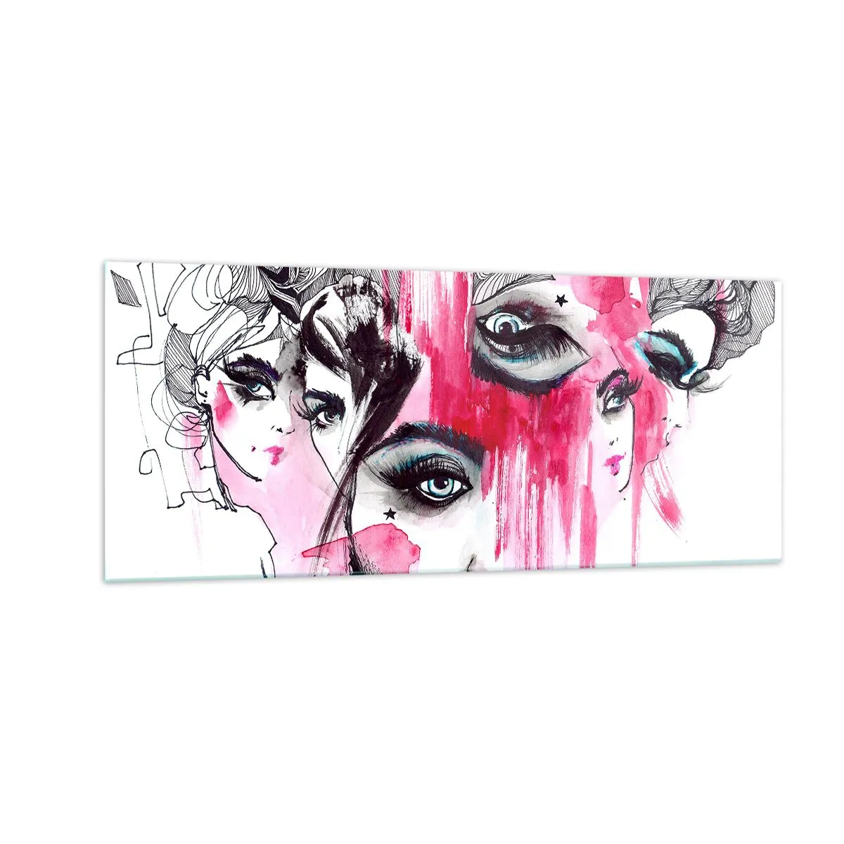 Obraz na skle - , - 100x40 cm