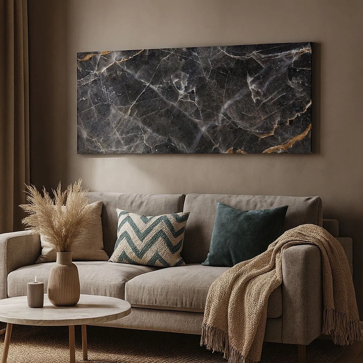 Obraz na plátně - Vnitřní život kamene - 100x40 cm