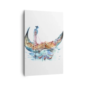 Obraz na plátně - Plujeme městem - 80x120 cm