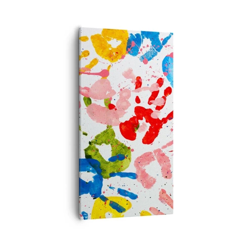 Obraz na plátně - Jdi ve stopách - 55x100 cm