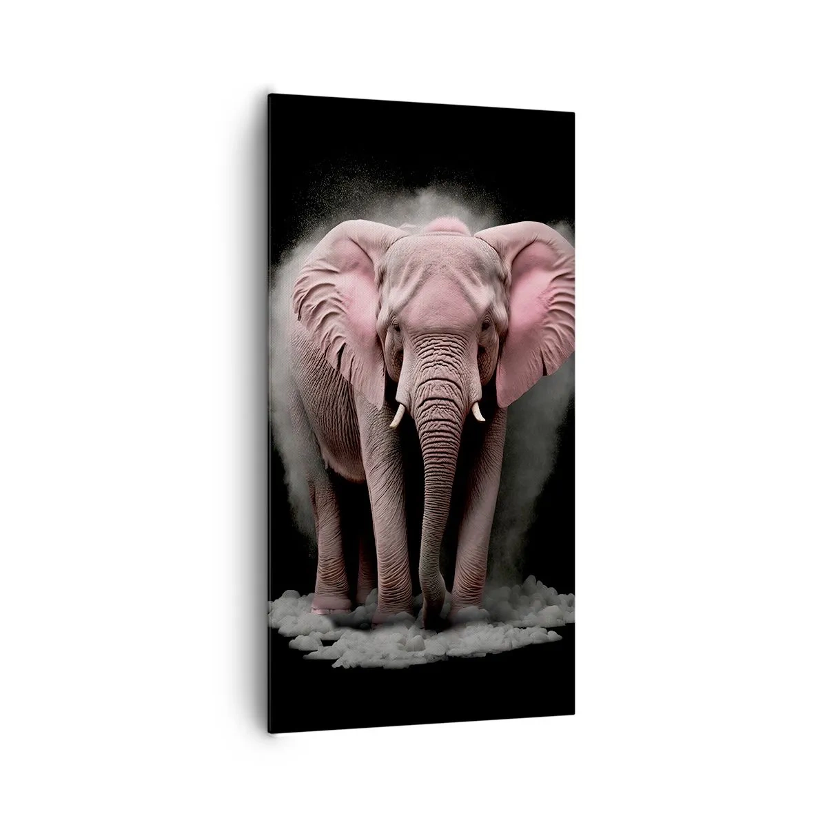 Obraz na plátně - Nemysli na růžového slona! - 65x120 cm