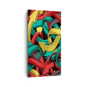 Obraz na plátně - Kudy do cíle? - 55x100 cm