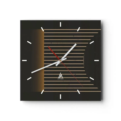 Nástěnné hodiny - Prozkoumat temnotu - 30x30 cm