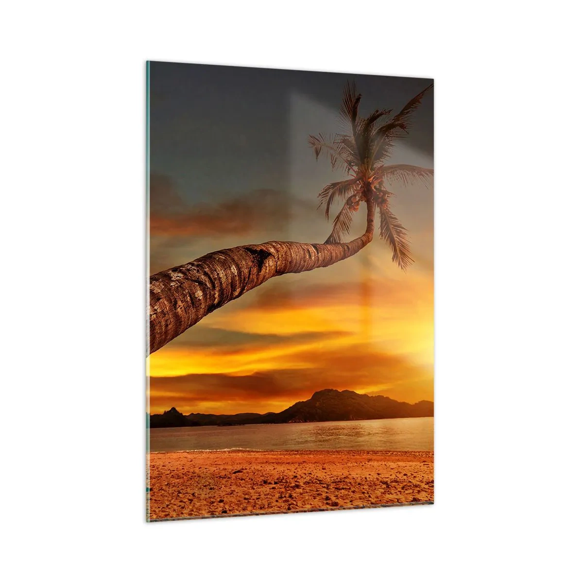 Obraz na skle - Exotické prázdniny, karibské dobrodružství - 50x70 cm