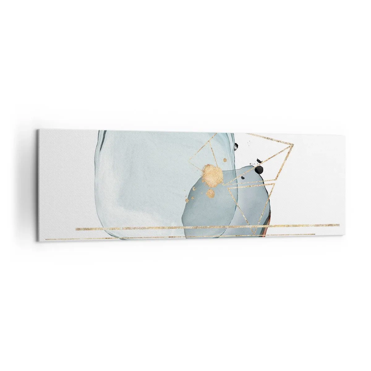 Obraz na plátně - Studie kapky - 160x50 cm