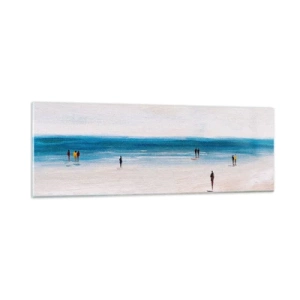 Obraz na skle - Přirozená potřeba - 90x30 cm