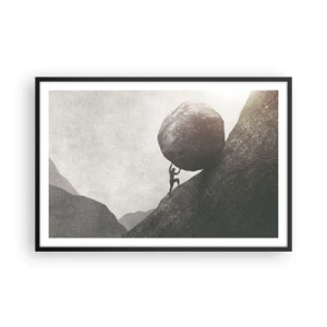 Plakát v černém rámu - Věřím, proti vší naději - 91x61 cm