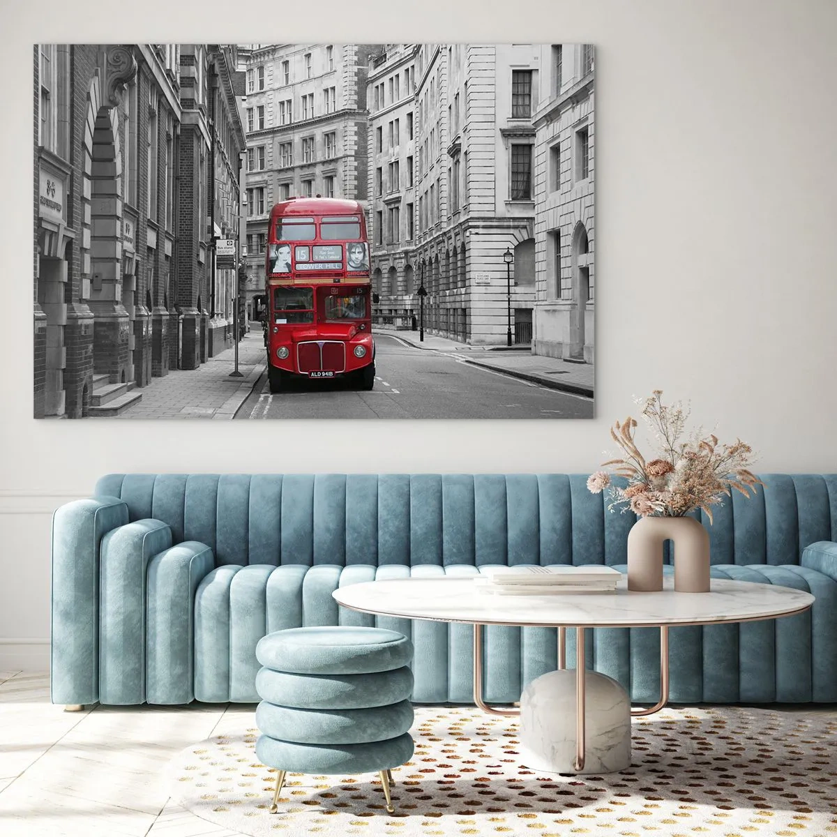 Obraz na skle - Všednost nemusí být šedá - 100x70 cm