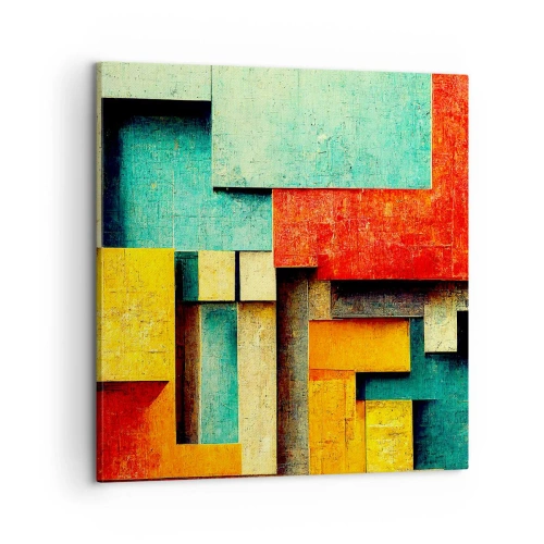 Obraz na plátně - Festival pravých úhlů - 60x60 cm
